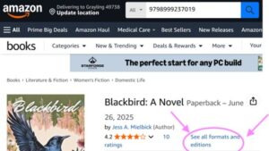 Screen shot pointing to where to find edition information